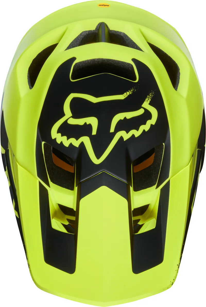 Fox Proframe Mink Full Face Helmet Yellow/Black-4