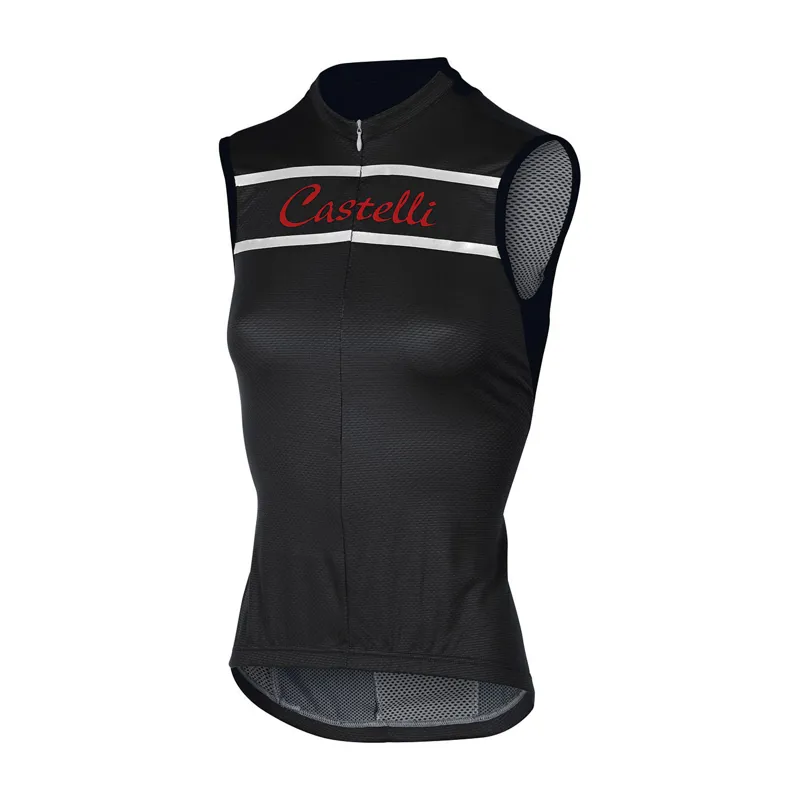 Castelli Promessa Sleeveless Womens Jersey Black