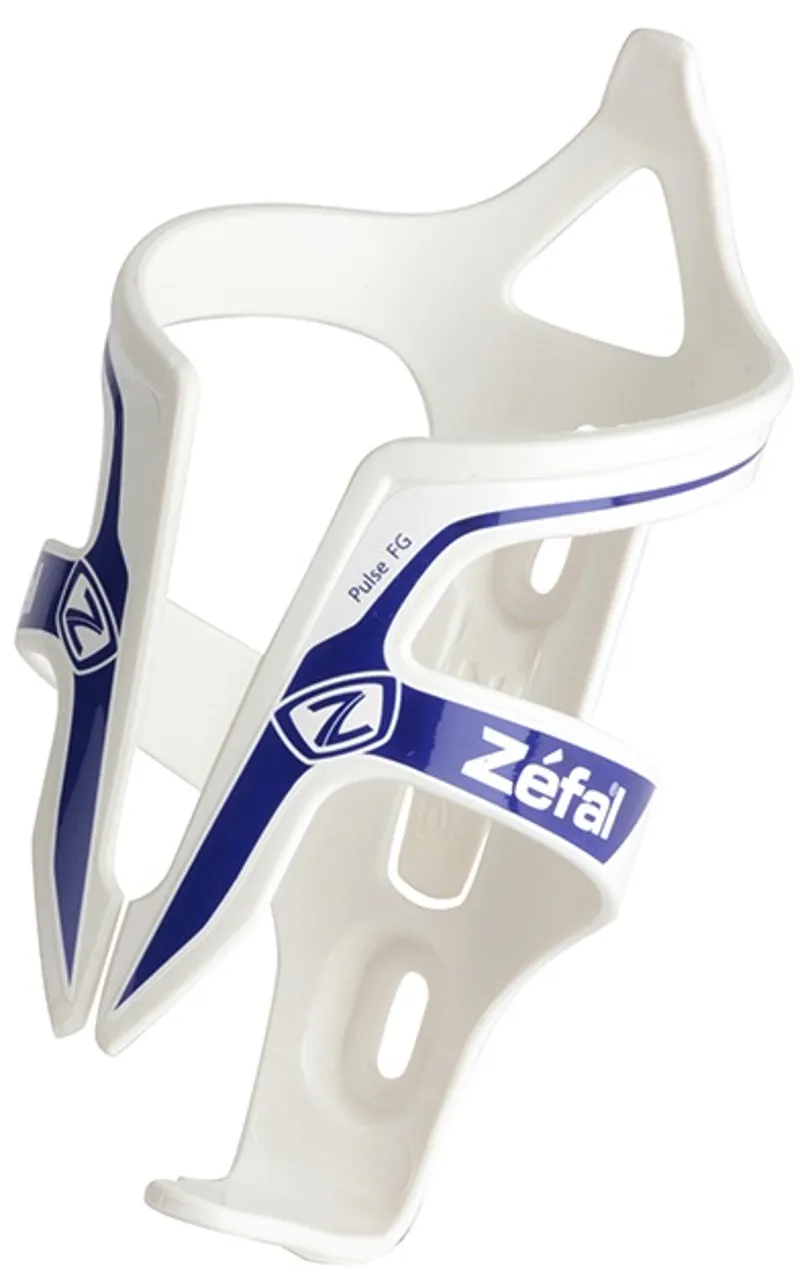 Zefal Pulse Fibre Glass Bottle Cage White/Blue