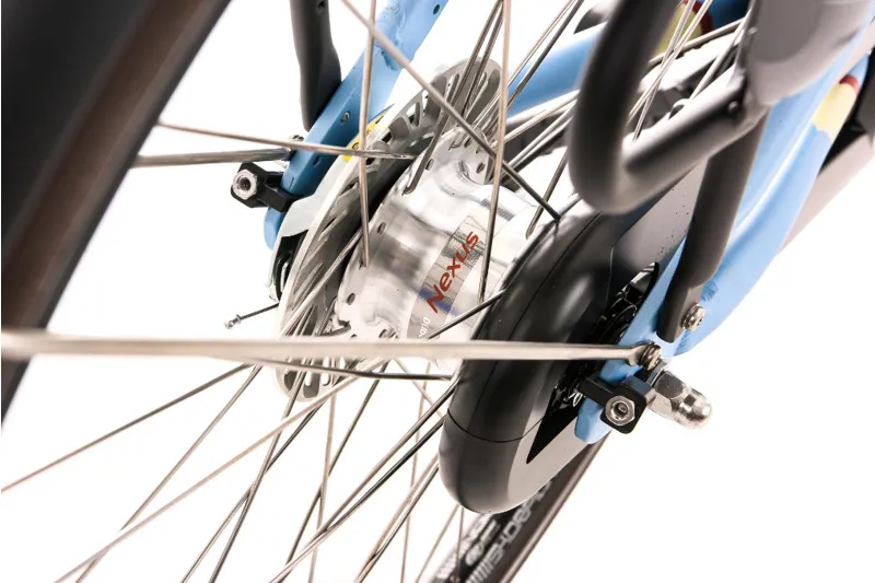 Raleigh Array Low Step Hub Gear Electric Bike 2018 Denim-7