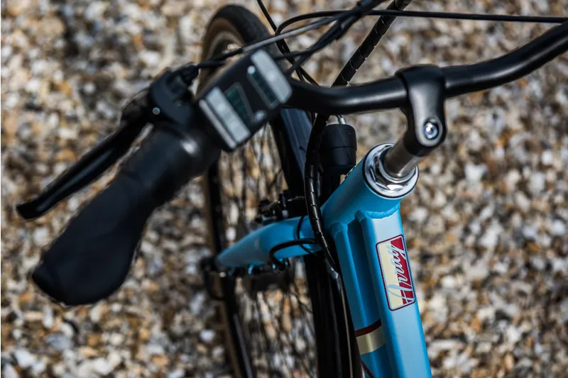 Raleigh Array Low Step Hub Gear Electric Bike 2018 Denim-11