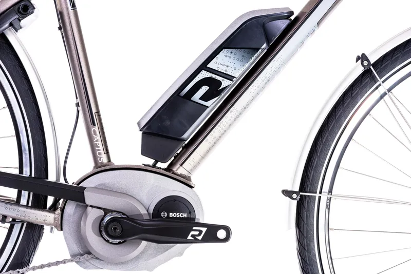 Raleigh Captus Crossbar Electric Bike 2015 Silver-2