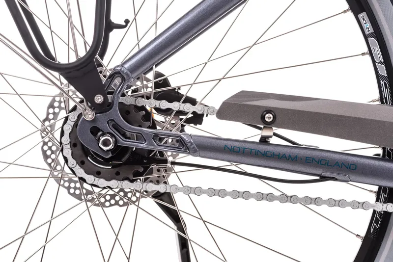 Raleigh Captus Crossbar Hub Gear Electric Bike 2018 Titanium-4