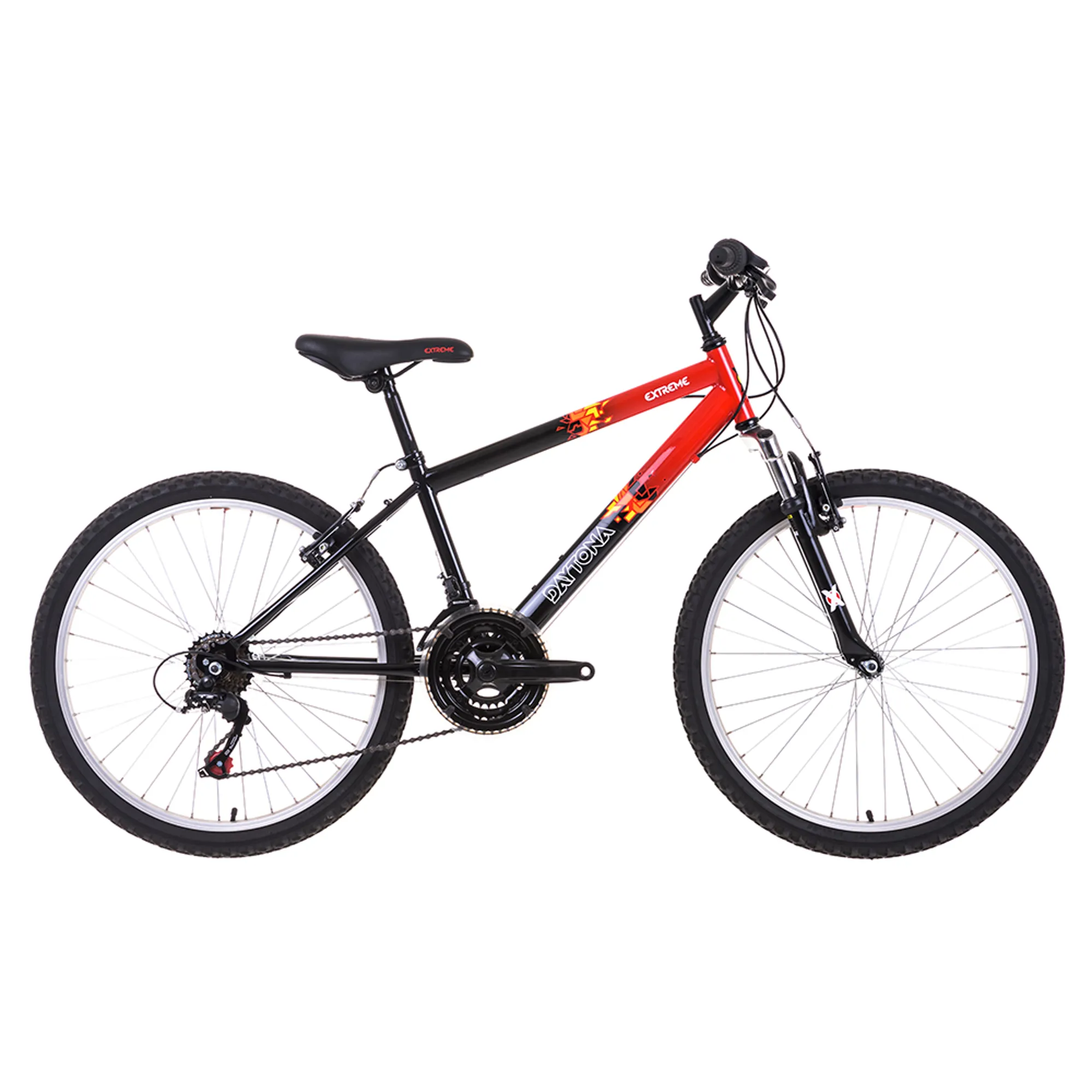 Extreme Daytona 24 inch Boys Mountain Bike 2018 Black/Red