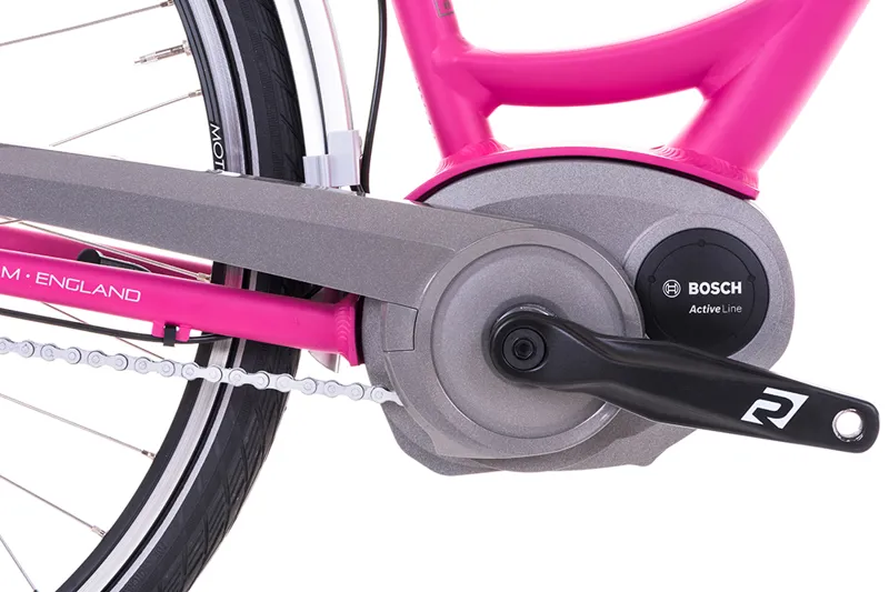 Raleigh Motus Hub Step Through Womens Electric Bike 2017 Cerise-7