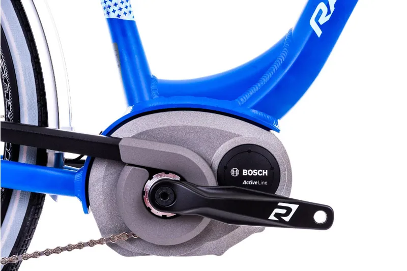 Raleigh Motus Low Step Electric Bike 2018 Blue-2