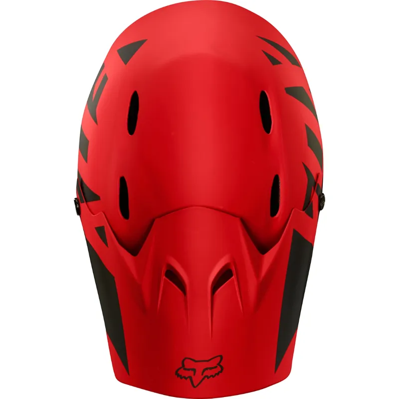 Fox Rampage Landi Full Face Helmet Red-4