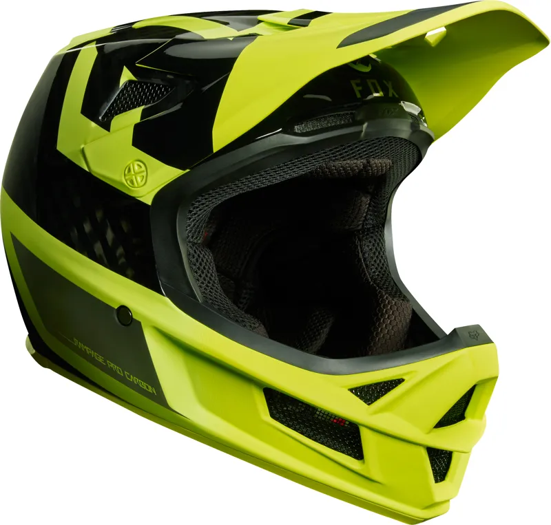 Fox Rampage Pro Carbon Preest Mips Full Face Helmet Yellow/Black-1