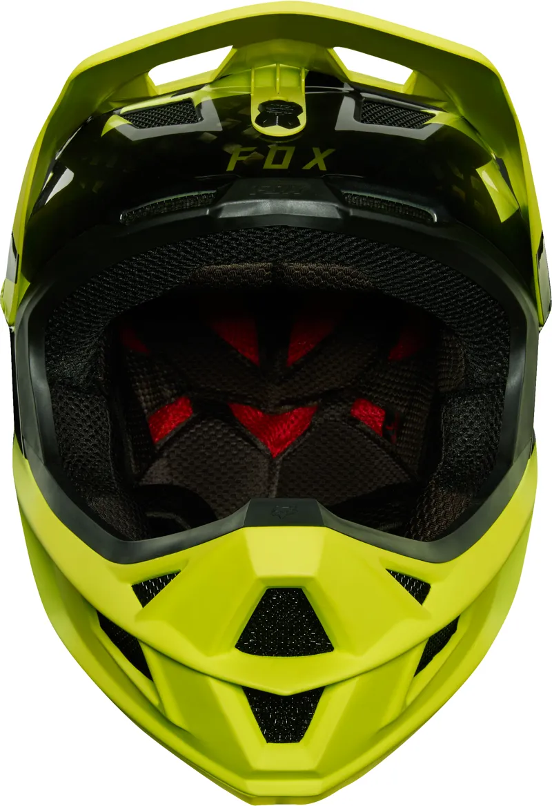 Fox Rampage Pro Carbon Preest Mips Full Face Helmet Yellow/Black-2