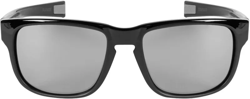 Madison Range Glasses Gloss Black/Silver Mirror-1