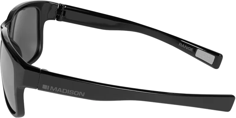Madison Range Glasses Gloss Black/Silver Mirror-2