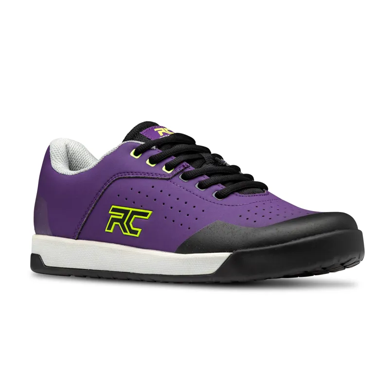 Ride Concepts Hellion Flat MTB Shoes Purple/Lime-2