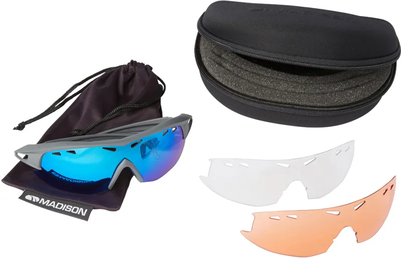 Madison Recon 3-Lens Pack Glasses Grey-3