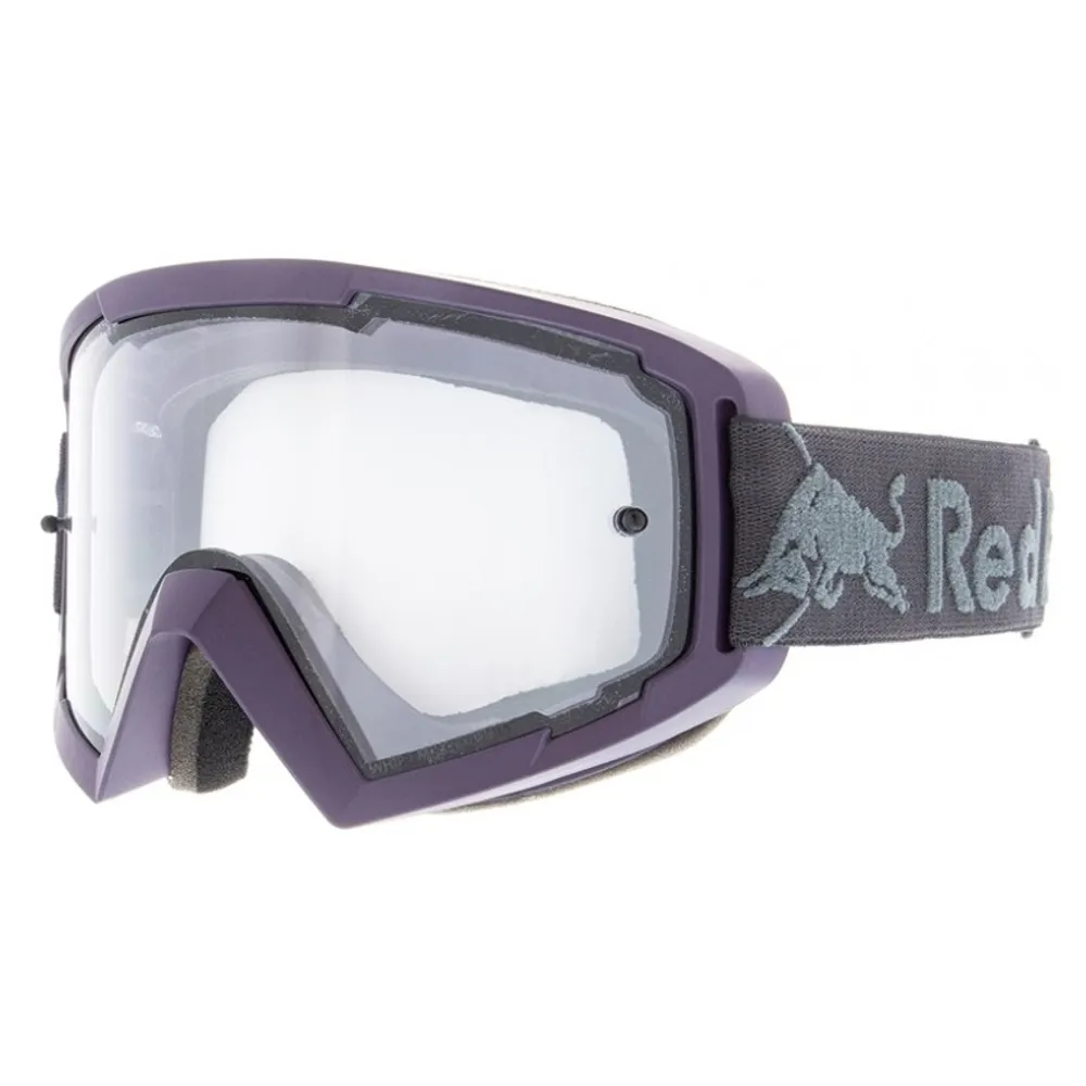 Red Bull SPECT Eyewear Red Bull Spect MX Goggles Violet/Grey/Clear Flash Lens