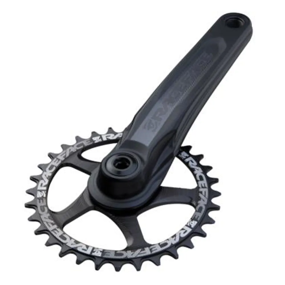 Race Face AEffect Cranks Direct Mount Single Ring Black from Leisure Lakes Bikes