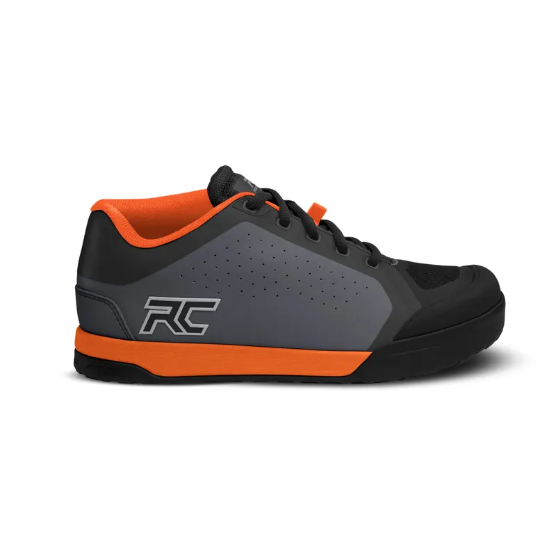 Ride Concepts Powerline Flat Mtb Shoes Charcoal/Orange