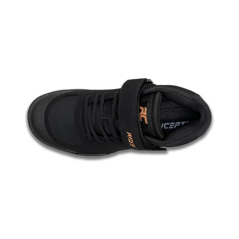 Ride Concepts Wildcat Womens Flat Mtb Shoes Black/Gold-2