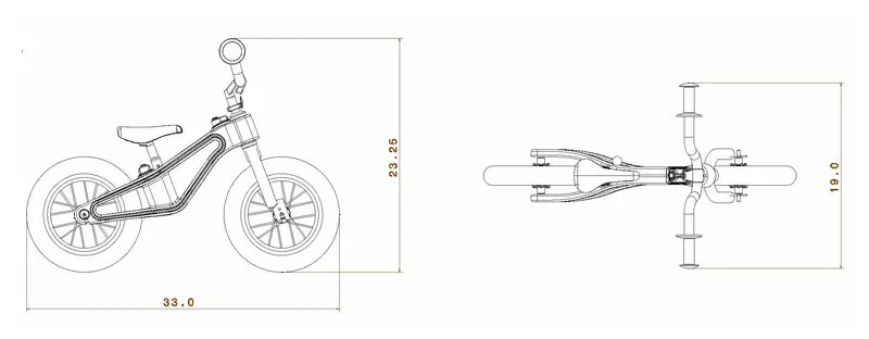 Ride Phantom Pulsar Balance Bike 2017 Clear Blue-8