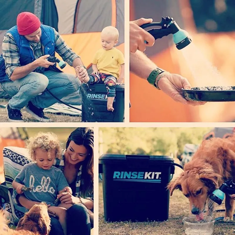 Rinsekit Portable Shower Kit Black-6