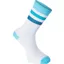 Madison RoadRace Premio Extra Long Socks Hoops White/Blue