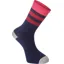Madison RoadRace Premio Extra Long Socks Hoops Blue/Pink