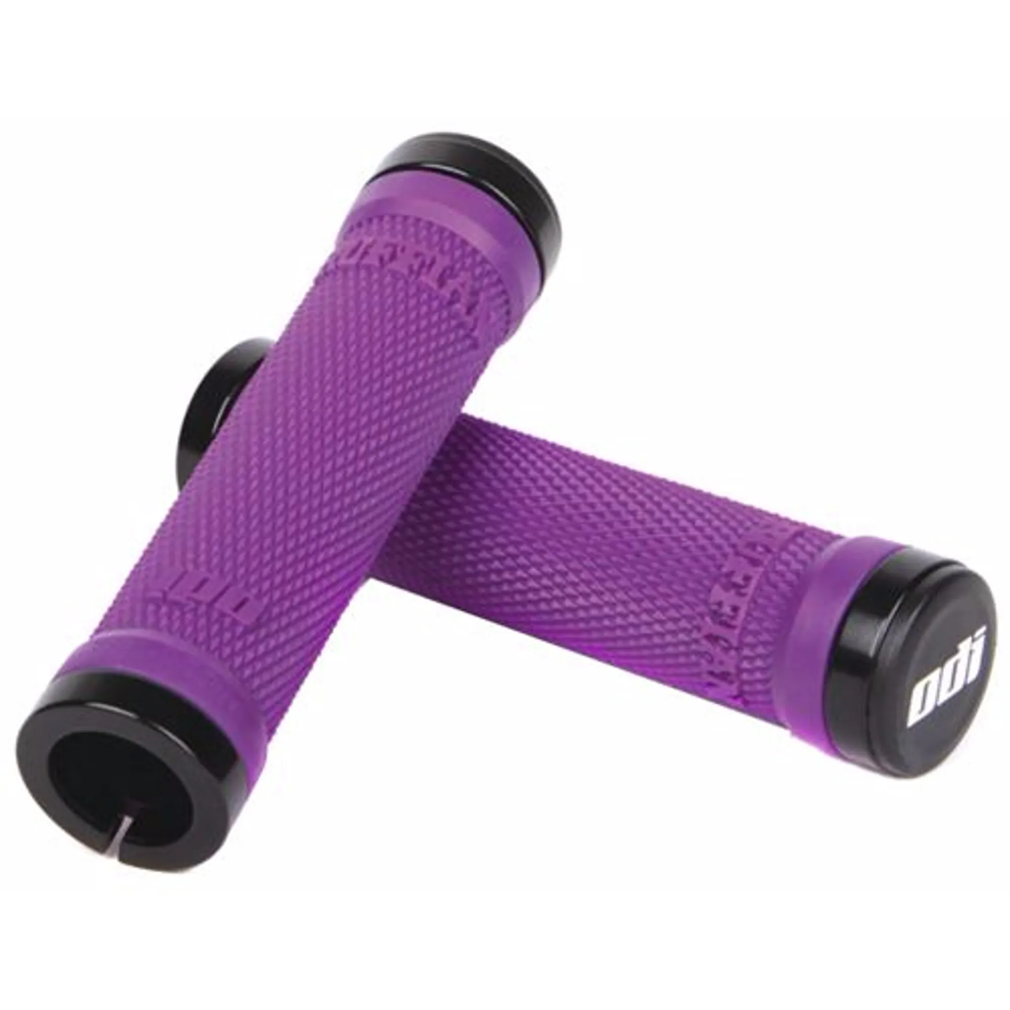 ODI Ruffian Lock-On Bonus Pack Grips Purple - Main Image