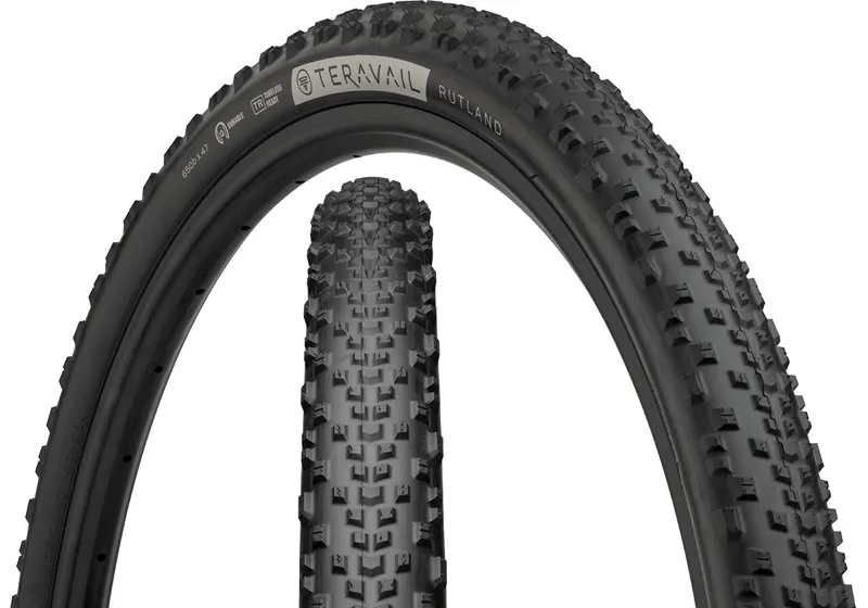 Teravail Rutland Light and Supple Gravel Tyres Black-1