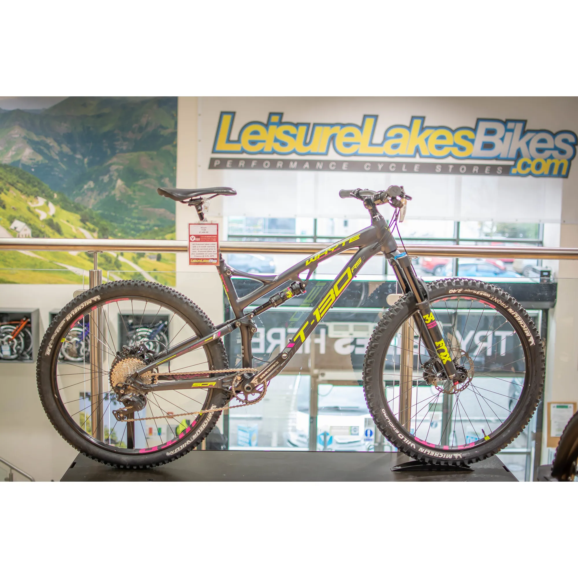 Second Hand Whyte T130 RS 2018 Medium Black