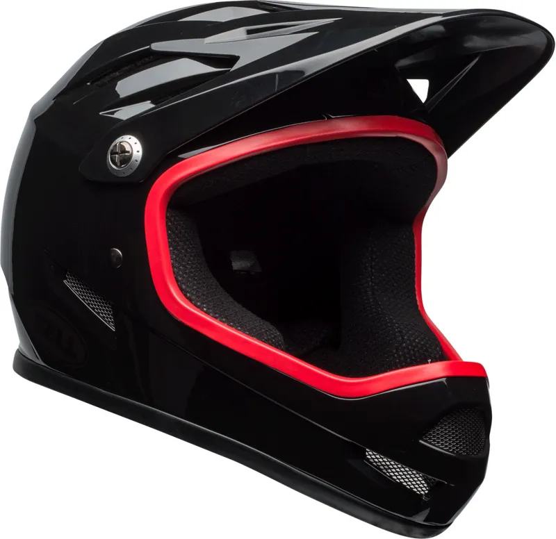 Bell Sanction Full Face MTB Helmet Black/Hibiscus