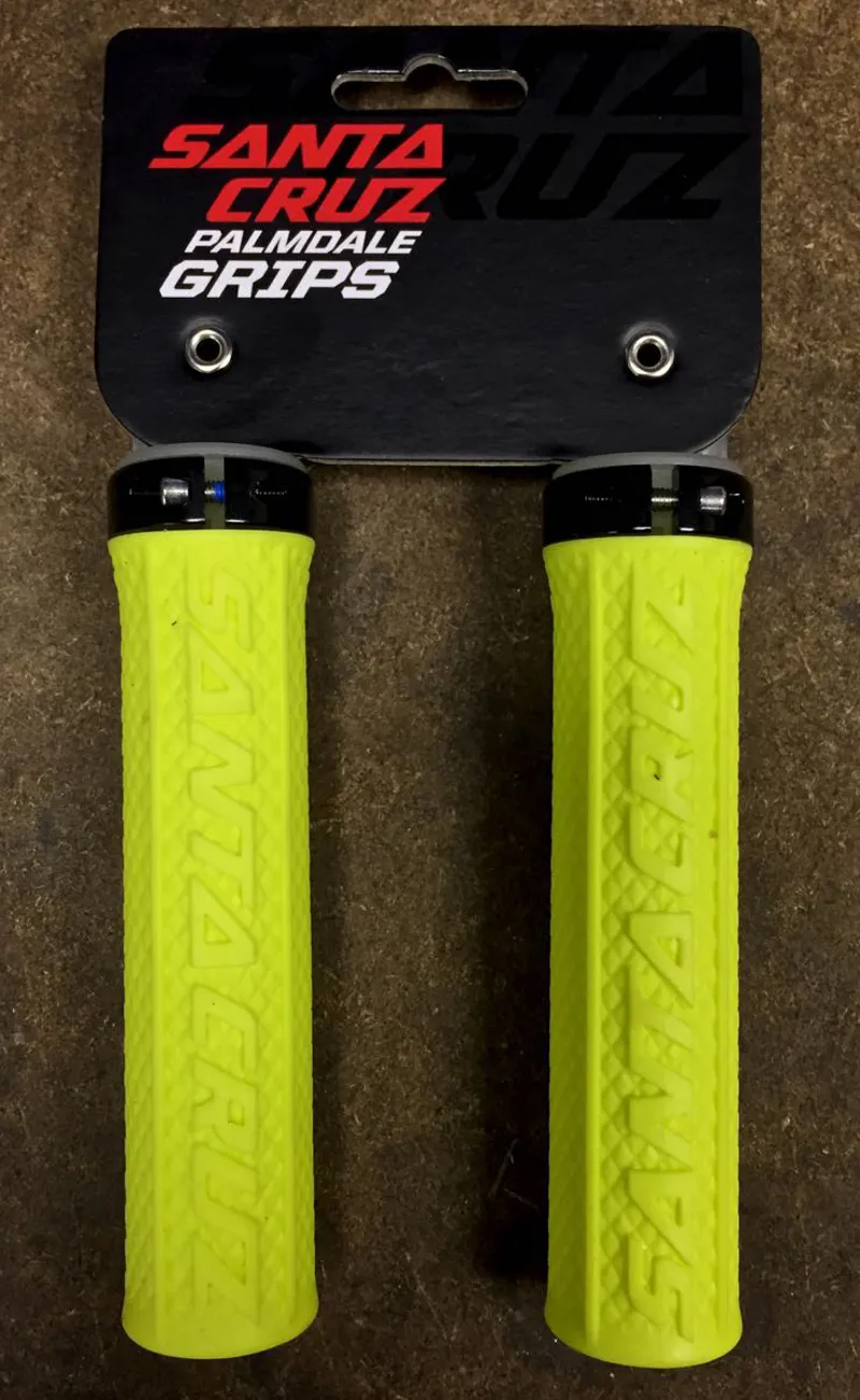 Santa Cruz Palmdale Lock-On Grips Tennis Yellow-2