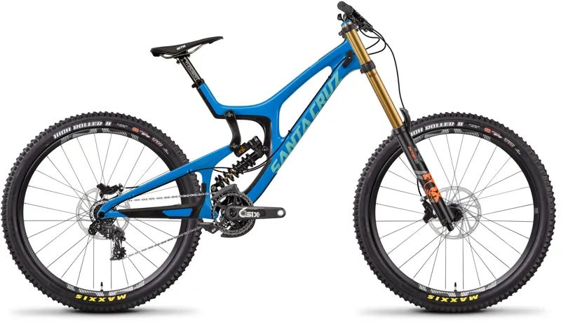 Santa Cruz V10 CC X01 27.5 Mountain Bike 2018 Blue/Mint