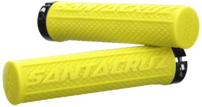 Santa Cruz Palmdale Lock-On Grips Tennis Yellow-1