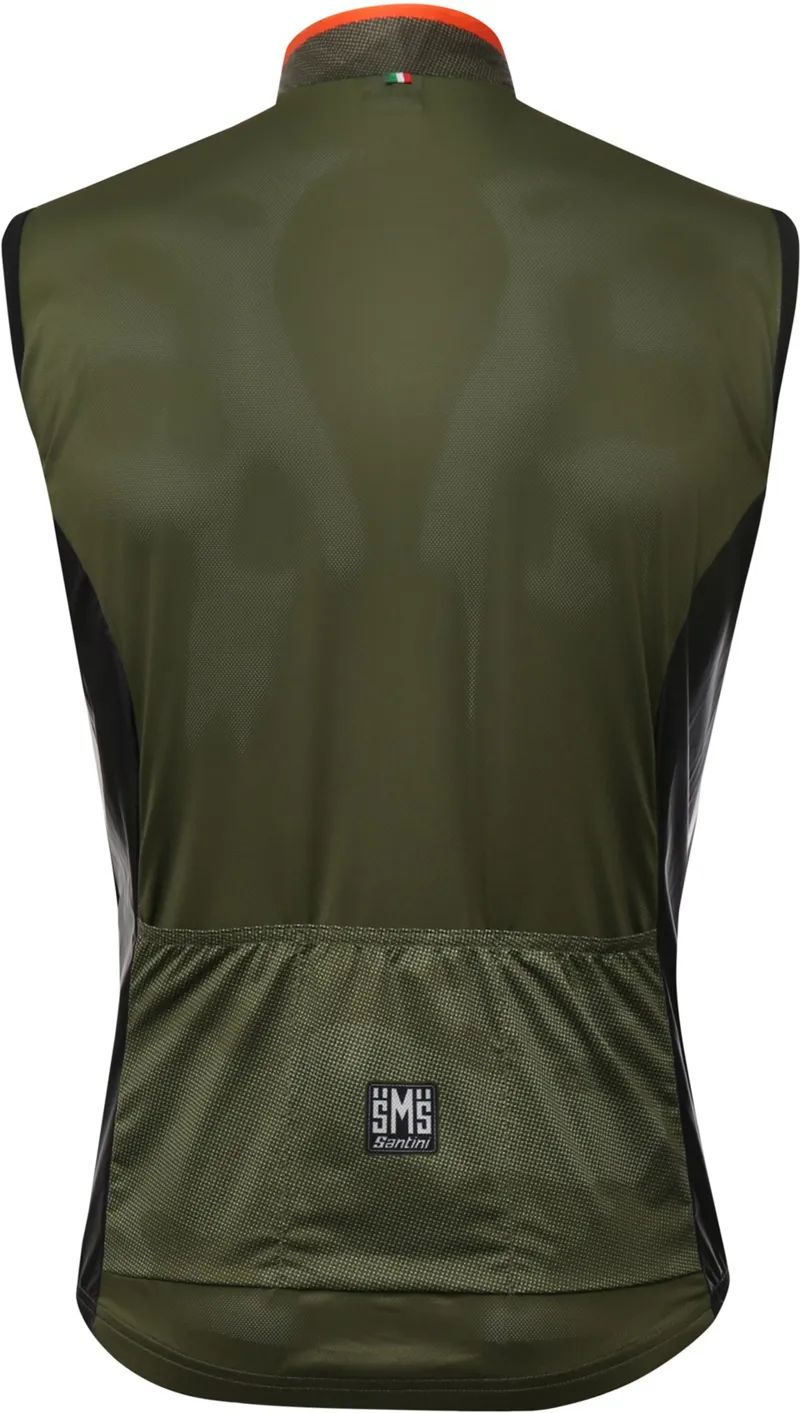 Santini Fine Vest Gilet Green-1