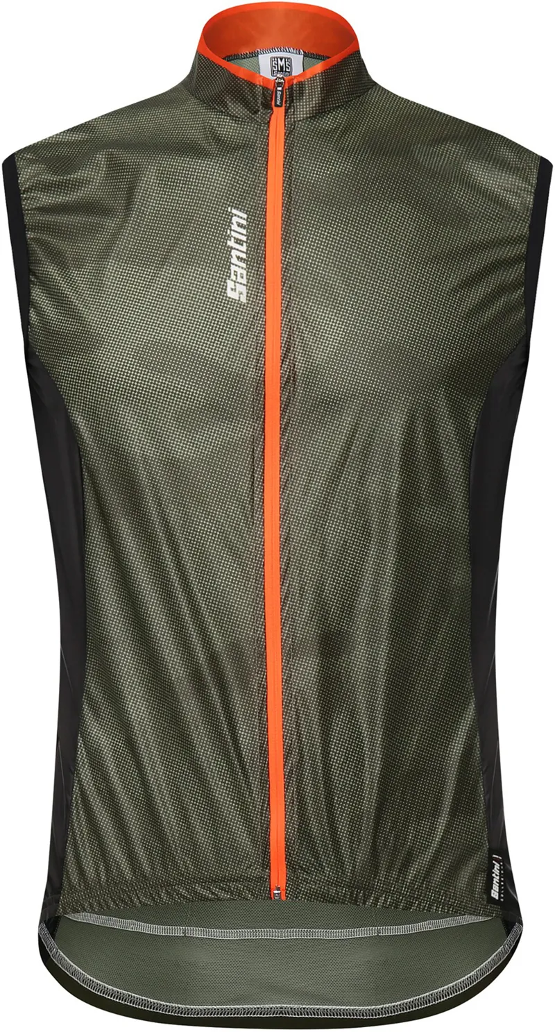 Santini Fine Vest Gilet Green
