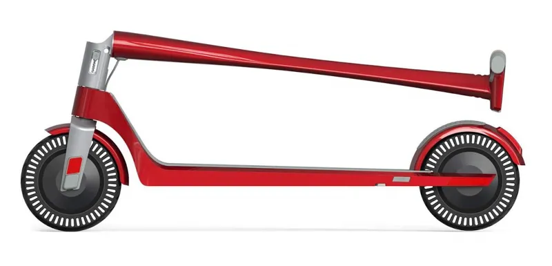 Unagi Model One E500 Dual Motor Electric Scooter Scarlet Fire-2