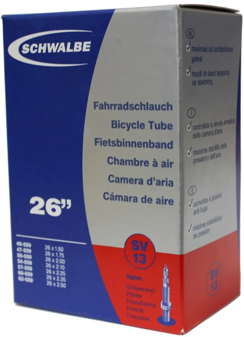Schwalbe Presta Valve 26 inch Inner Tube