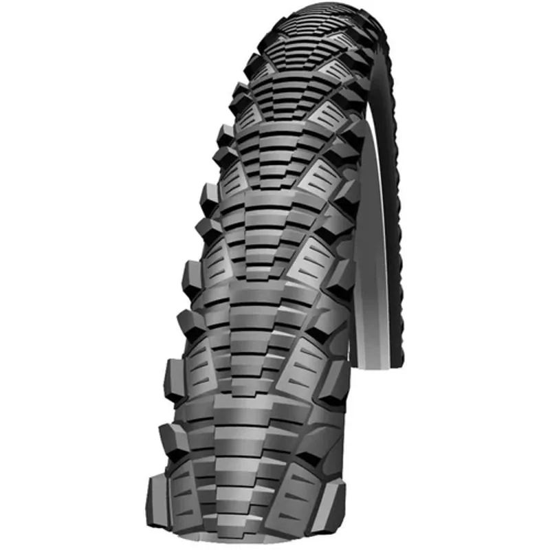 Schwalbe CX Comp 26x2.0in Wire Tyre SBC KGuard Black-1