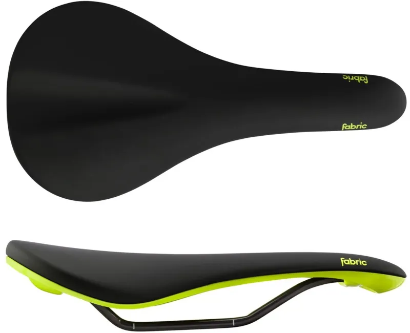 Fabric Scoop Shallow Elite Saddle Black/Yellow