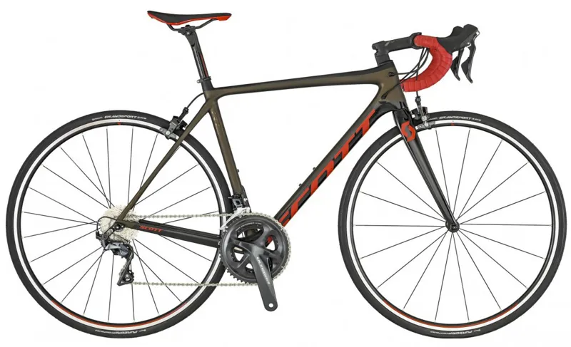 Scott Addict RC 20 Road Bike 2019 Red/Bronze