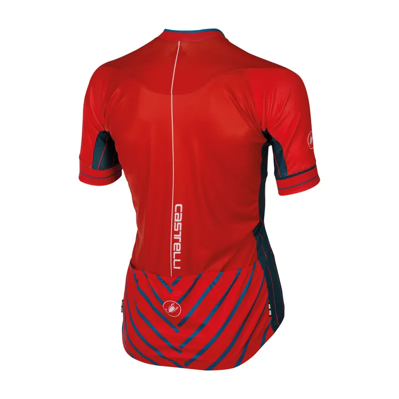 Castelli Scotta SS Jersey Red-1