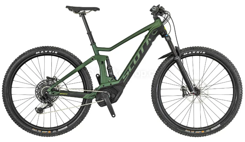 Scott Strike eRide 710 Electric Bike 2019 Green/Black