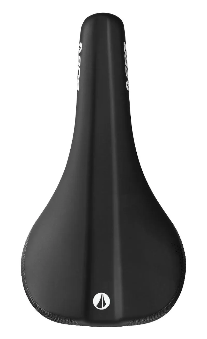 SDG Bel Air 3.0 Steel Rail Saddle Black Microfibre Top/White Base