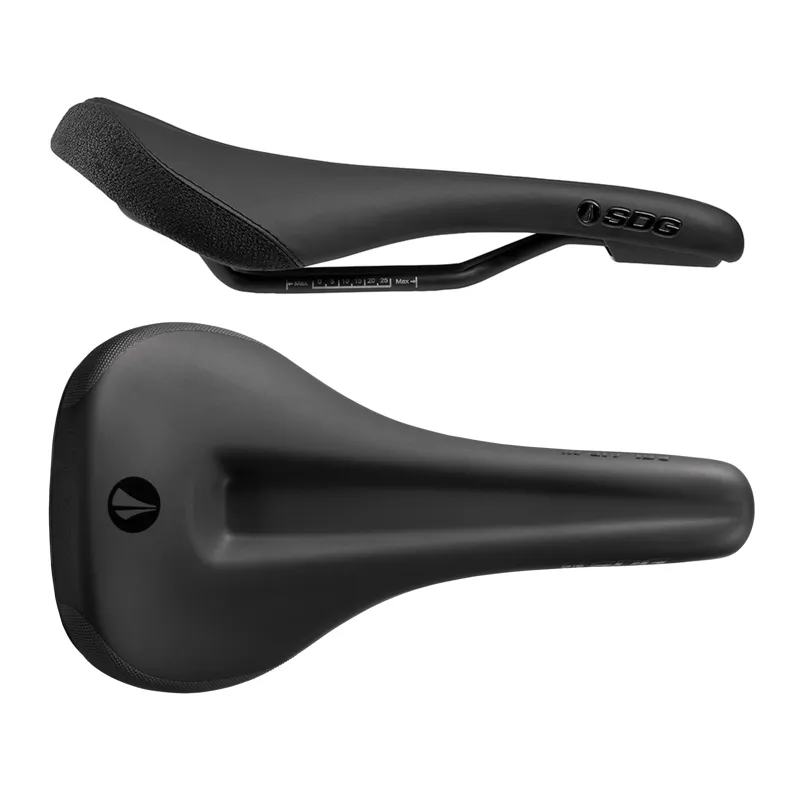 SDG Bel Air V3 Max Traditional Steel Rail Saddle Black/Black-2
