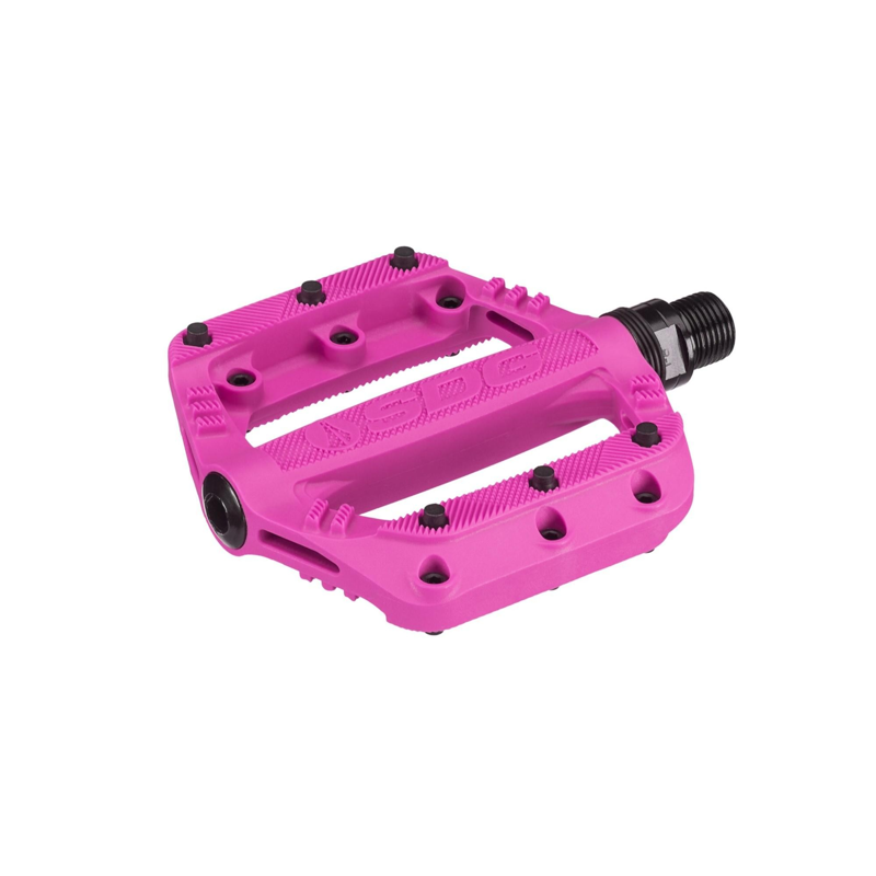 SDG Slater JR Pedals Neon Pink-2