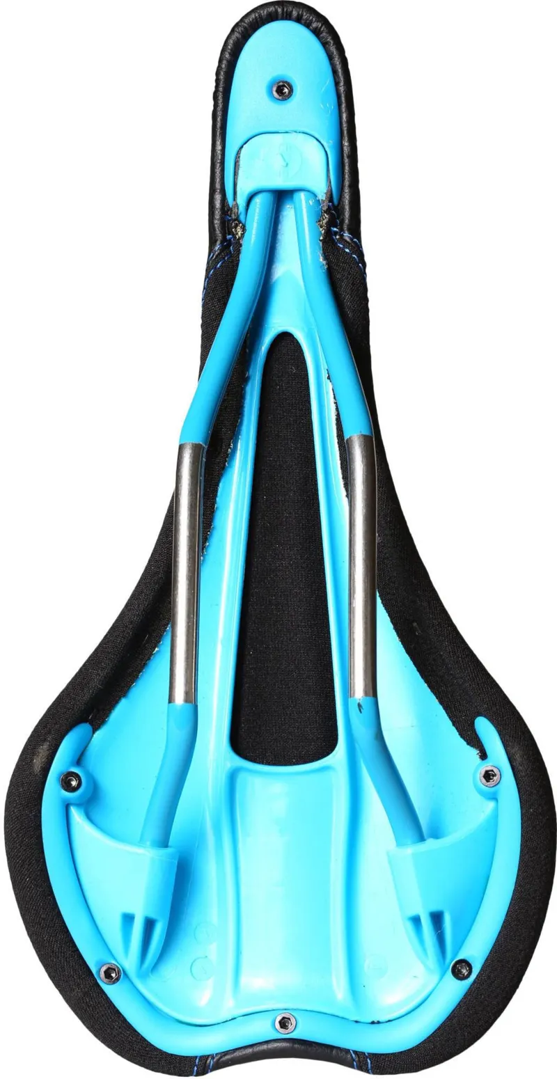 SDG Circuit MTB Ti-Alloy Rail Saddle Black/Blue-1