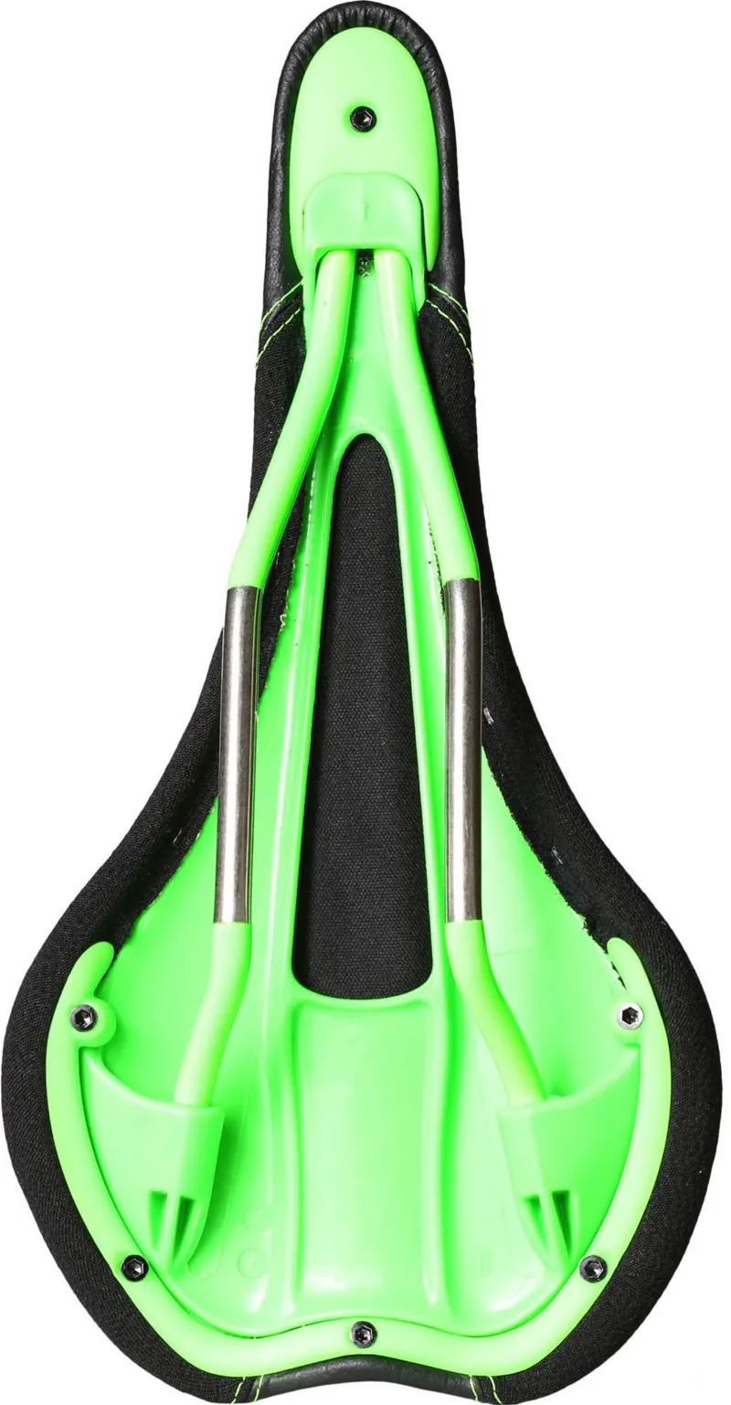 SDG Circuit MTB Ti-Alloy Rail Saddle Black/Green-1