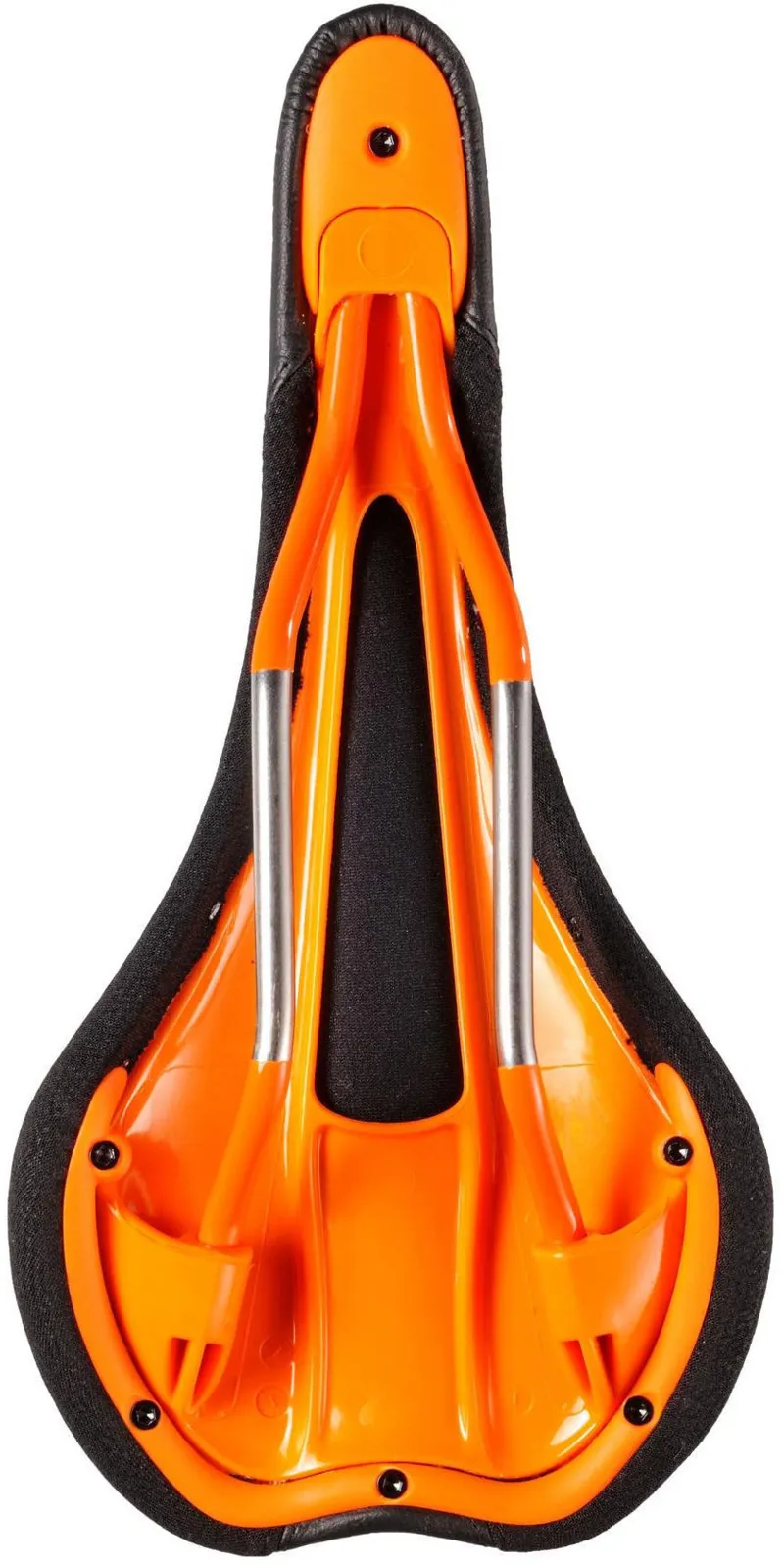 SDG Circuit MTB Ti-Alloy Rail Saddle Black/Orange-1