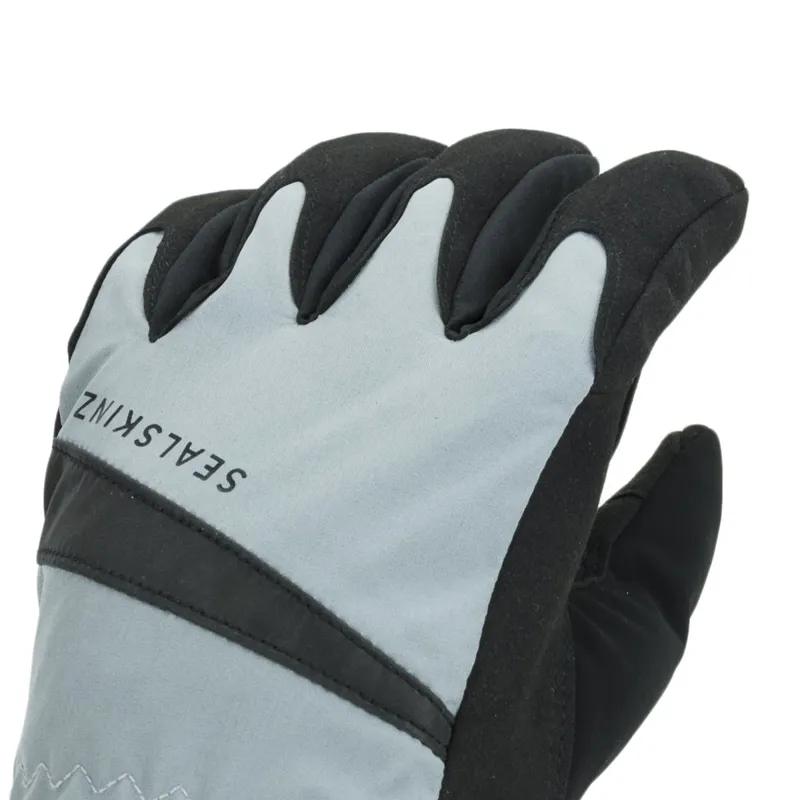 SealSkinz WaterProof All Weather Womens Cycle Glove Grey/Black-1