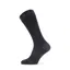 SealSkinz Waterproof All Weather Mid Length Sock with Hydrostop Black/Grey