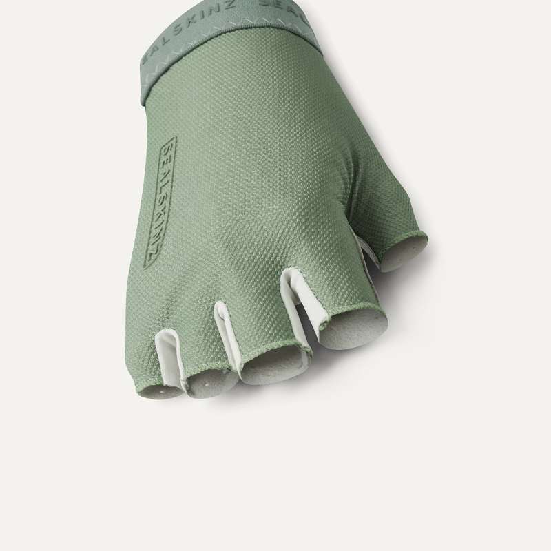 SealSkinz Brinton Perforated Palm Womens Mitts Green-1